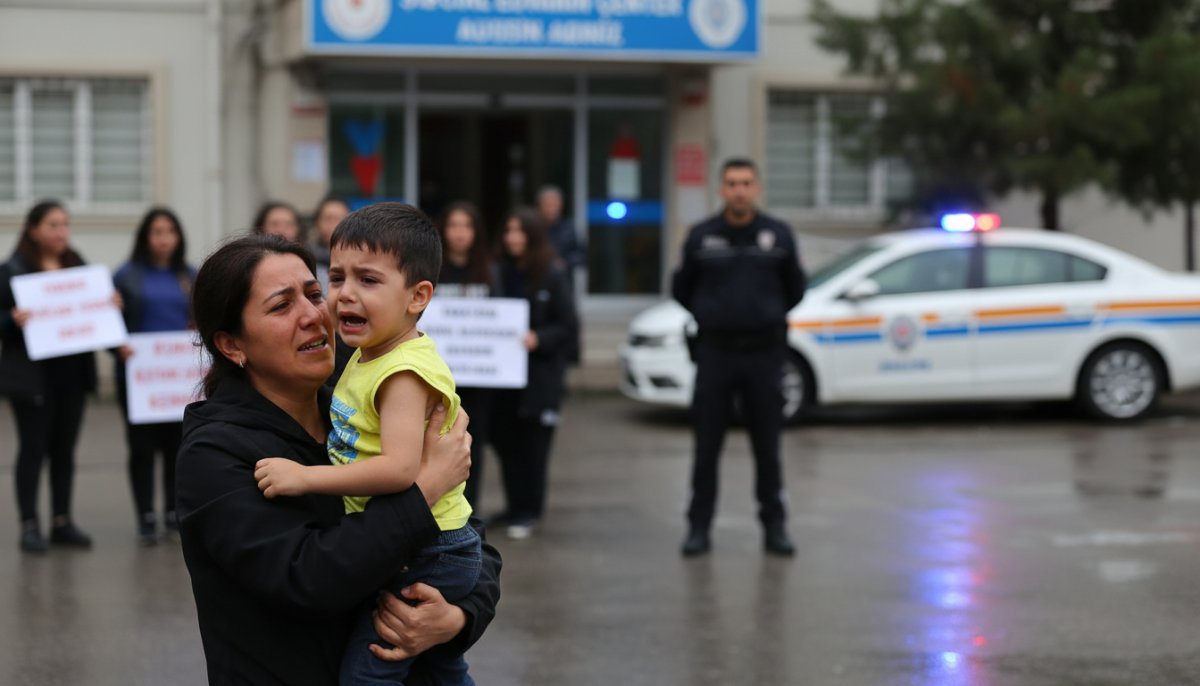 Mersin'de Otizmli Çocuk Eğitim Merkezinde Darp Edildi