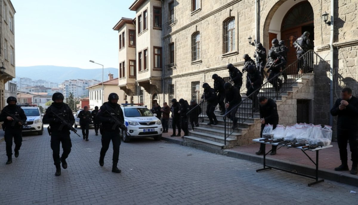 Kayseri merkezli 6 ilde uyuşturucu operasyonu: 231 şüpheli gözaltında