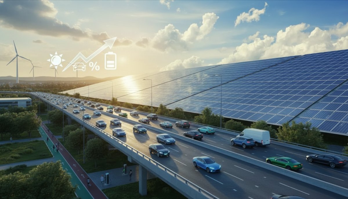 Güneş Doğal Gazı Geçti, Elektrikli Araçlar İkiye Katlandı