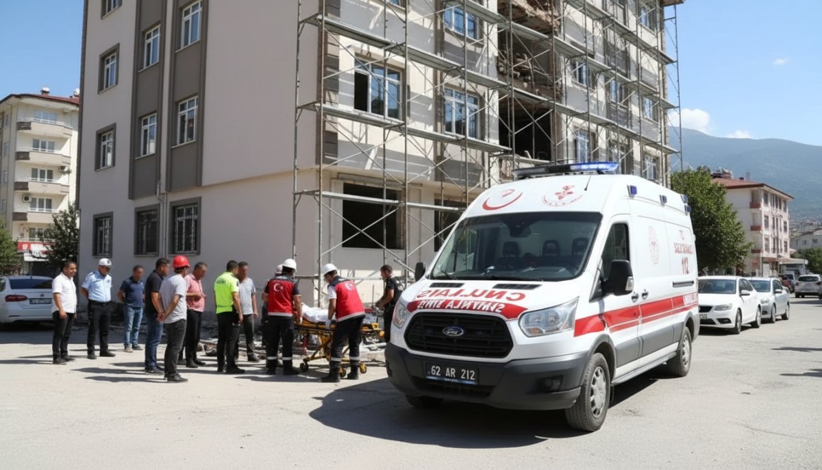 Tunceli'de Deprem Güçlendirme Çalışmasında İskeleden Düşen İşçi Hayatını Kaybetti