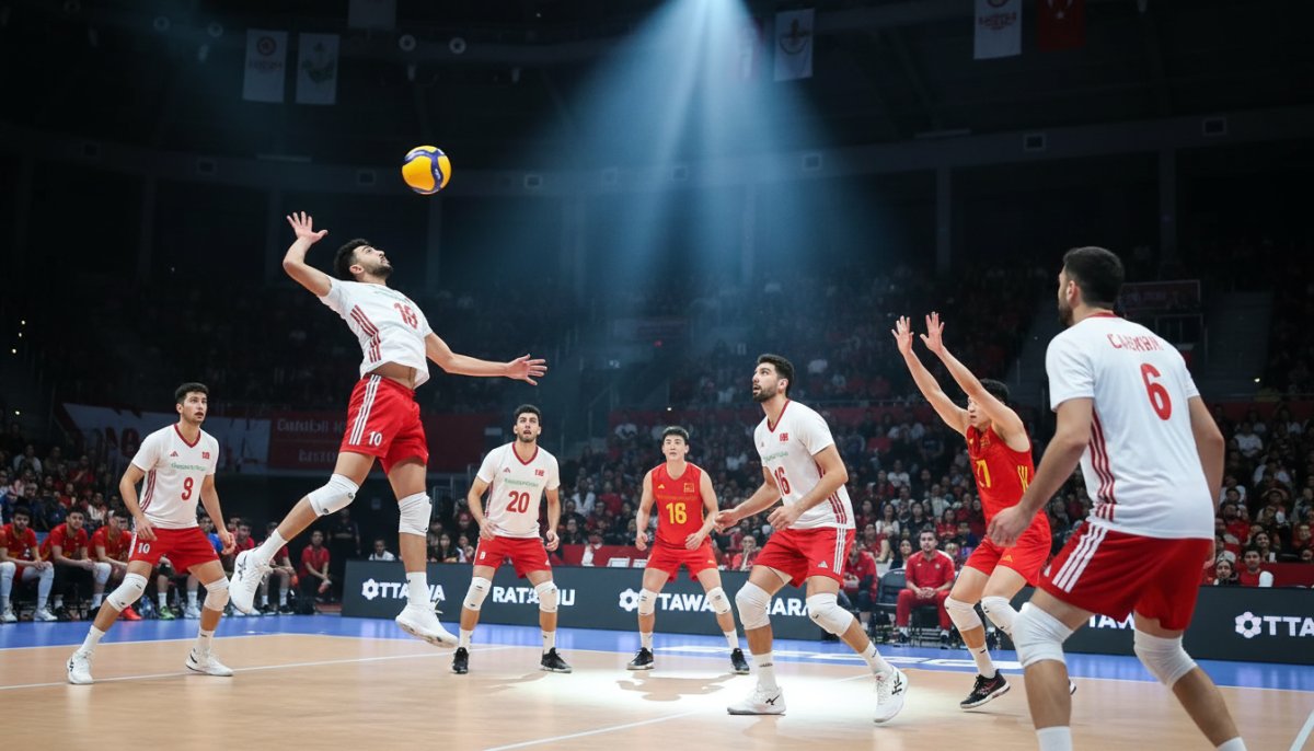 A Milli Erkek Voleybol Takımı VNL 2. Hafta Çin Maçı