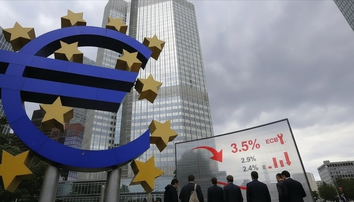 Euro Bölgesi Enflasyon Beklentisi Geriledi, ECB'den Yeni Faiz Sinyali