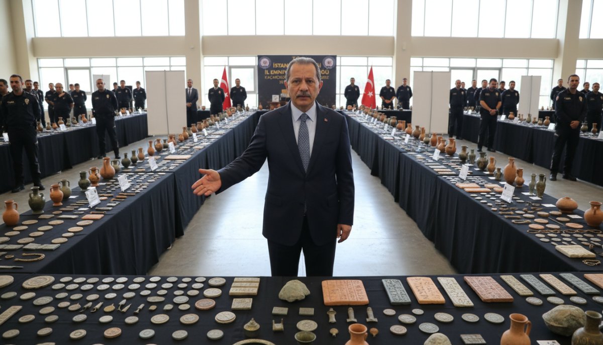 Kaçakçılık Polisi 10 Bin Tarihi Eseri Sergiledi