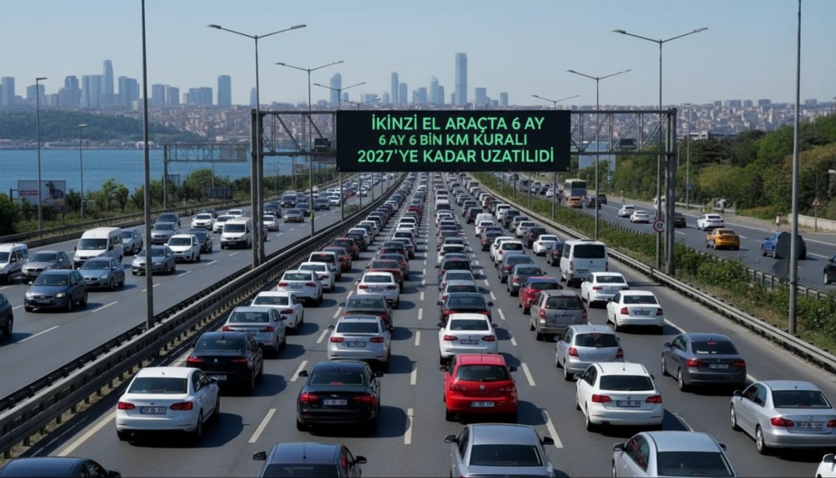 İkinci El Araçta 6 Ay 6 Bin Km Kuralı 2027'ye Uzatıldı