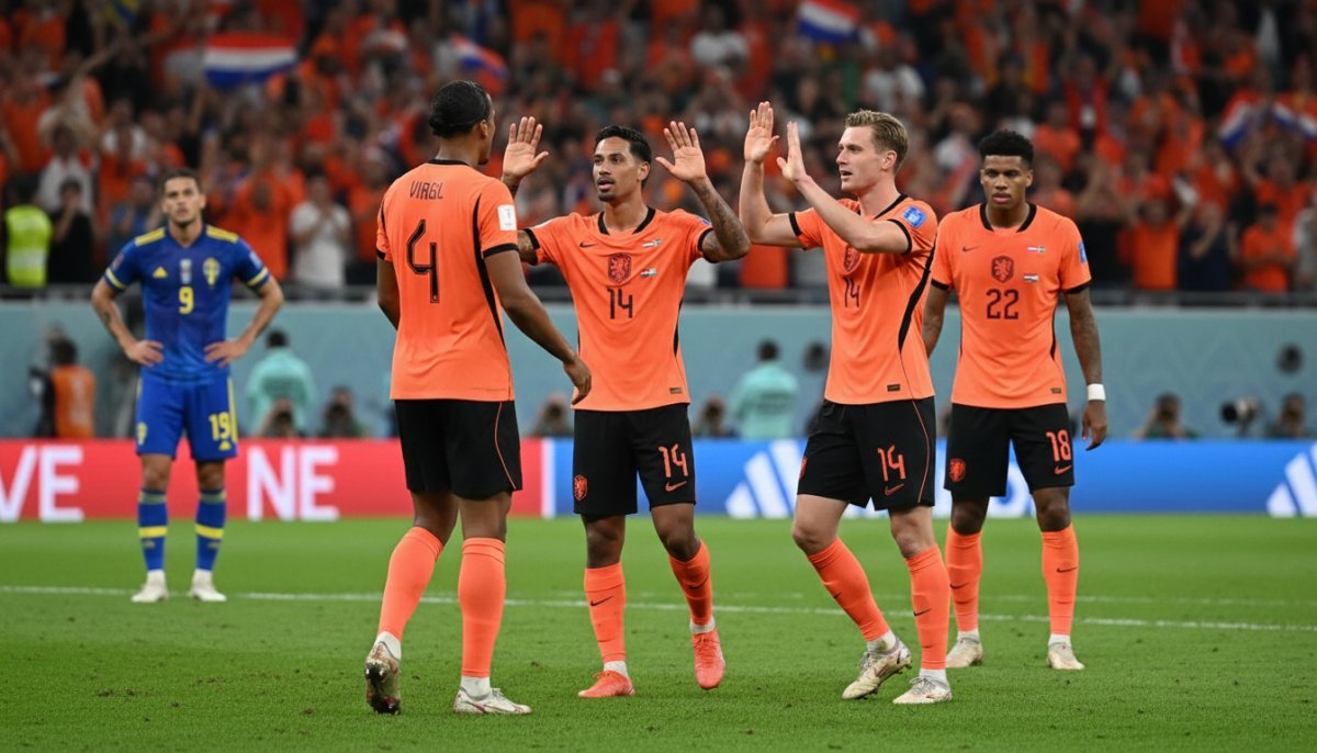 FIFA 2026 Dünya Kupası: Hollanda, İsveç'i 5-1 Devirerek Liderliğe Yükseldi