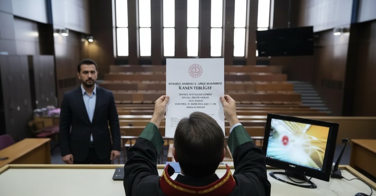 Babalık Davasında Pelşin Akman'a İlanen Tebligat