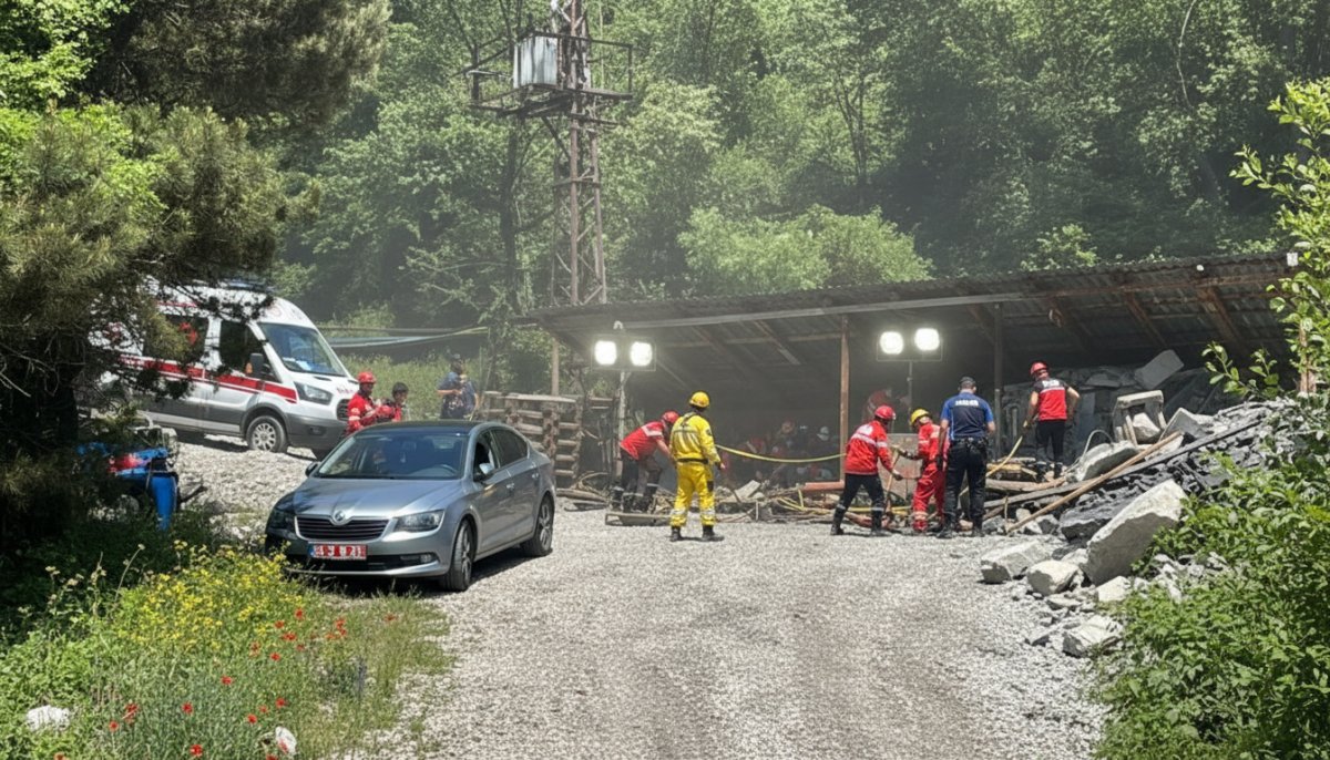 Bolu Mengen'de Maden Ocağında Göçük: İşçi Muhammet Özkul İçin Kurtarma Seferberliği