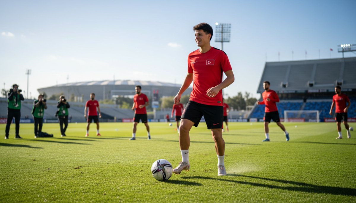 A Milli Futbol Takımı ABD Maçının Hazırlıklarını Tamamladı