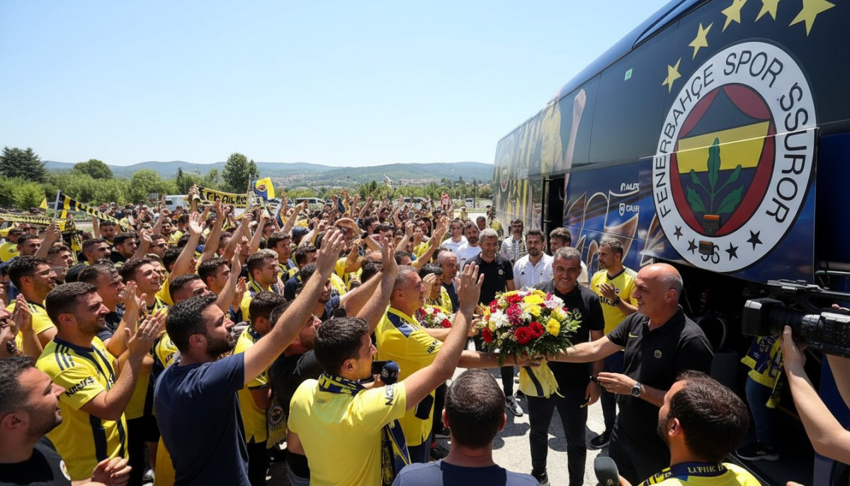 Fenerbahçe'ye Düzce'de Coşkulu Karşılama