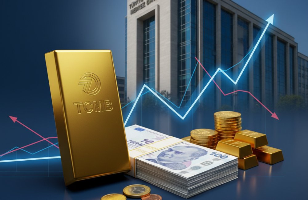 Merkez Bankası Rezervleri Yükseldi: Döviz Arttı, Altın Düştü