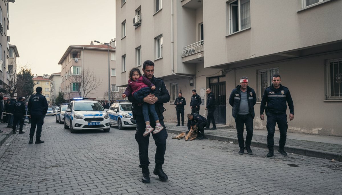 Kızını Rehin Alan Babaya Operasyon: Çocuk Kurtarıldı, Baba Yaralı Ele Geçirildi