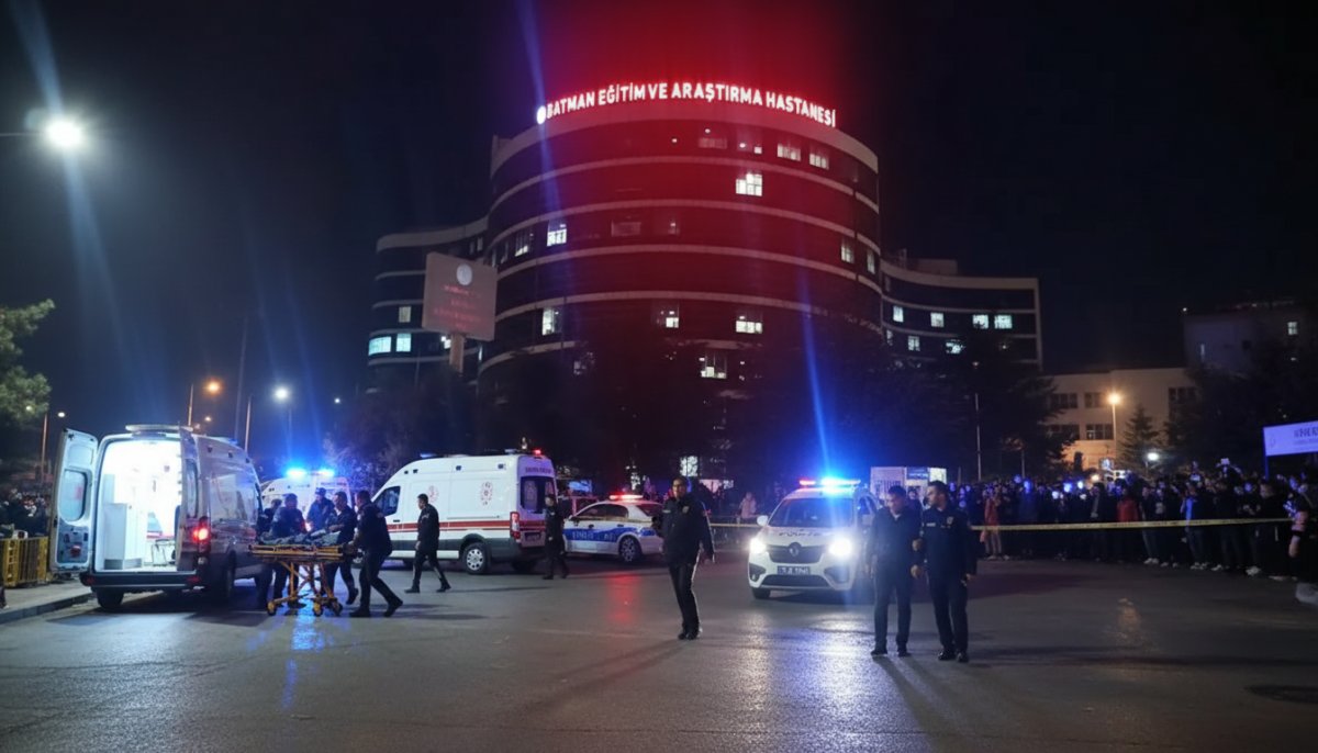 Batman'da Başından Vurulan Kişi Ağır Yaralı, 2 Gözaltı