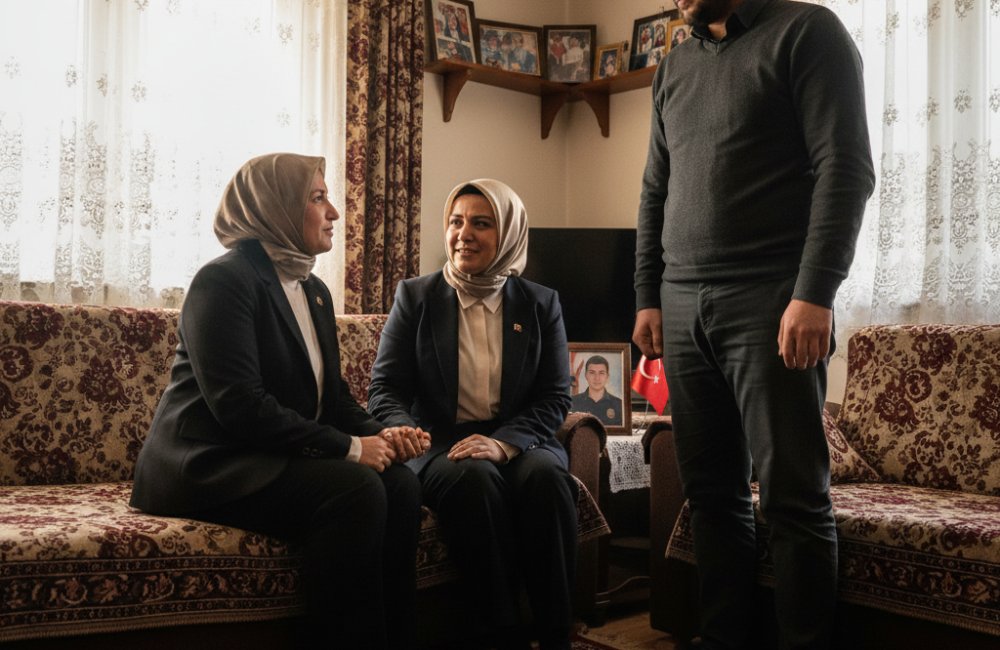İçişleri Bakan Yardımcısı Yiğitbaşı, Şehit Yusuf Ergün'ün Ailesini Ziyaret Etti