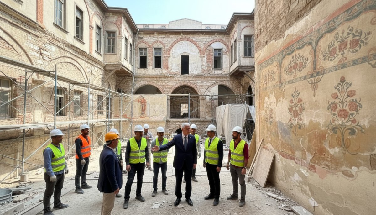Tarihi Şekerci Han 2029'da Kültür Sanat Merkezi Olacak