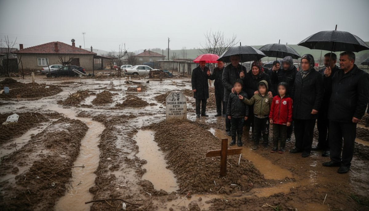 Niğde'de Sel Felaketi: 3 Çocuk Annesi Sabiha Dinçer Son Yolculuğuna Uğurlandı
