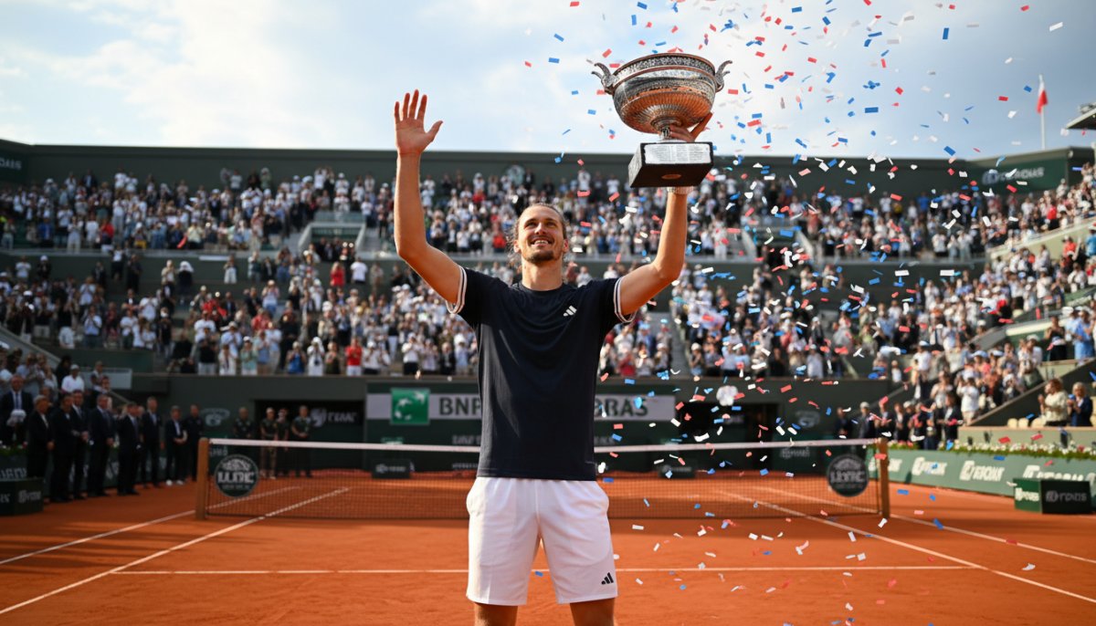 Fransa Açık'ta Tek Erkekler Şampiyonu: Alexander Zverev!