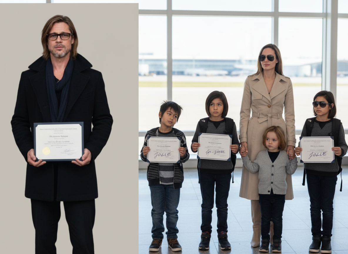 Brad Pitt'in 6 Çocuğu Birden Babasının Soyadını Reddetti