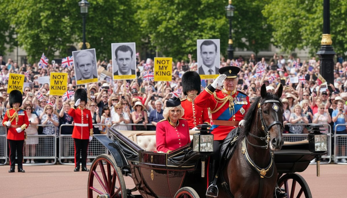 London’da Kral Charles’ın Doğum Günü Geçidi: Binlerce Kişi Toplandı