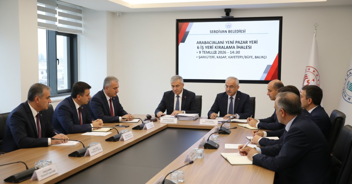 Serdivan Belediyesi Arabacıalanı 6 İş Yeri Kiralama İhalesi