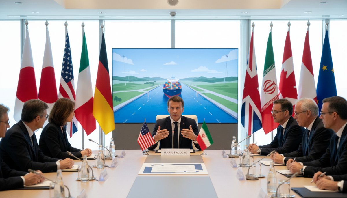 Macron'dan G7 Mesajı: İran-ABD Anlaşması İçin Her Şeyi Yapacağız
