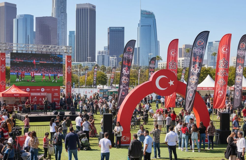 2026 Dünya Kupası İçin Los Angeles'ta 'Turkish Vibe Zone' Açıldı
