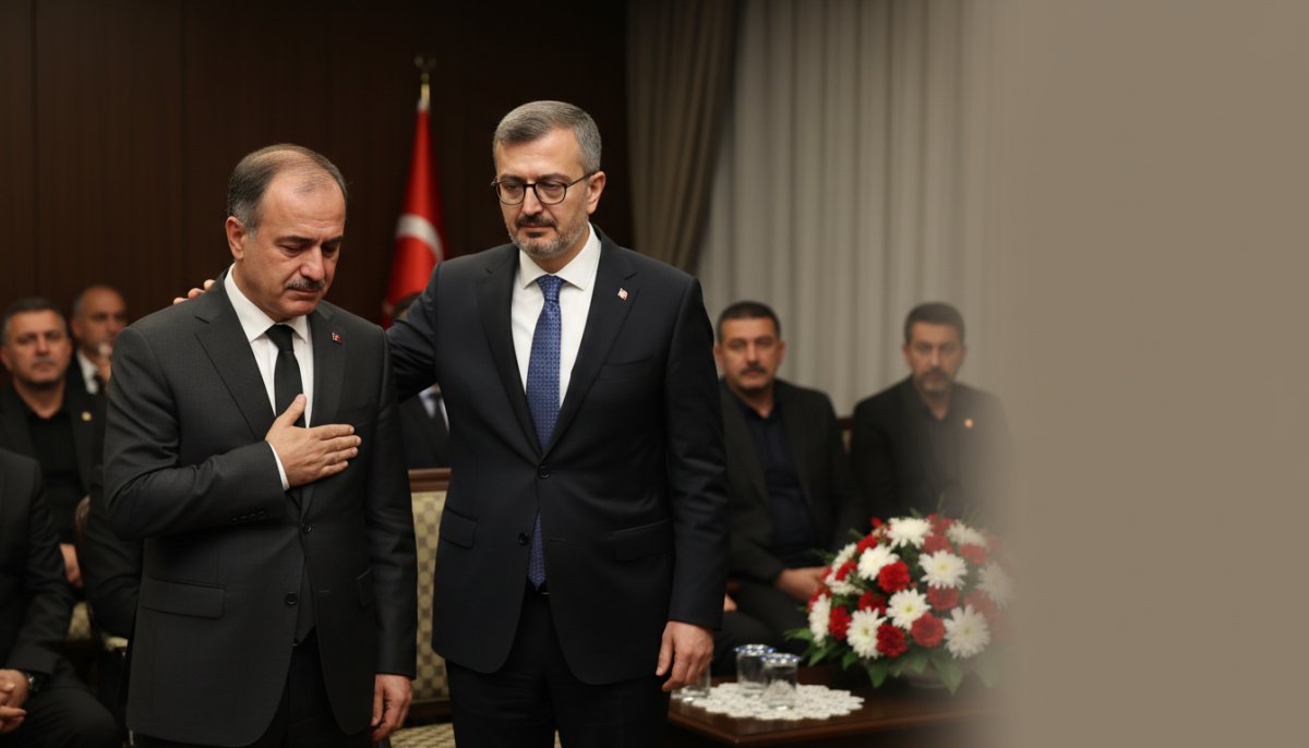İletişim Başkanı Duran, ağabeyini kaybeden Mustafa Destici'ye başsağlığı diledi