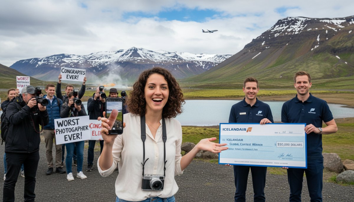 Icelandair Dünyanın En Kötü Fotoğrafçısını Buldu, 50 Bin Dolar Ödeyecek