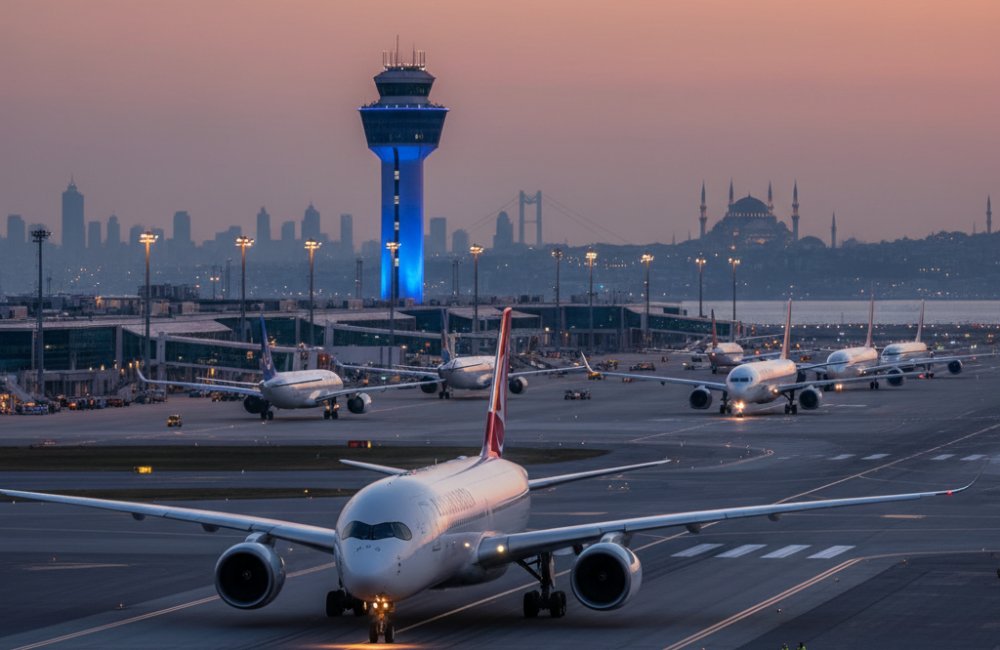 İstanbul Havalimanları Avrupa’nın Zirvesinde: Zamanında Kalkışta Türkiye İlk İki Sırayı Aldı