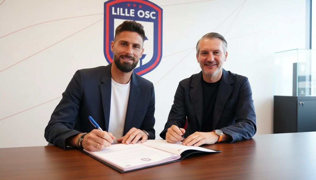 39 Yaşındaki Olivier Giroud, Lille ile Yeni Sözleşme İmzaladı