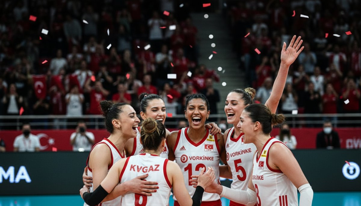 Burhanettin Duran, A Milli Kadın Voleybol Takımı'nı Kutladı