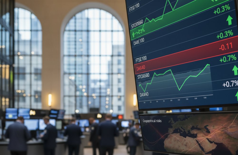 Avrupa Borsalarında ECB Faiz Kararı Öncesi Pozitif Seyir