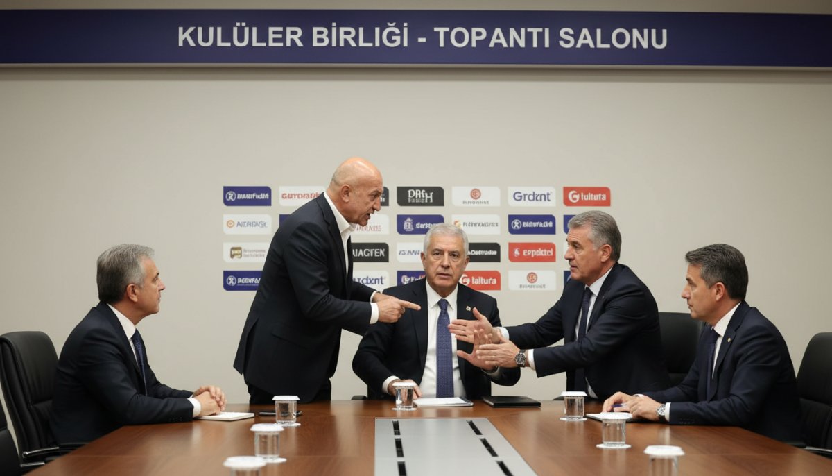 Kulüpler Birliği Toplantısında Gerginlik Yaşandı