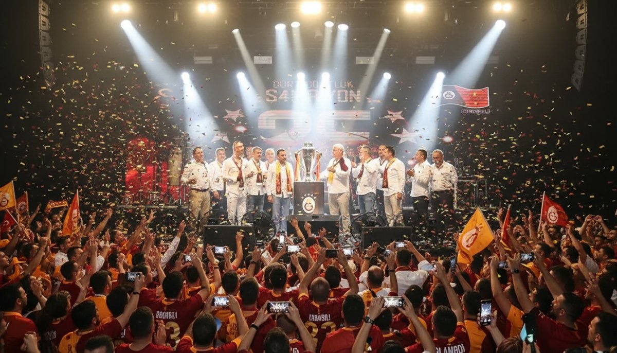 Galatasaray'ın Şampiyonluk Kupası Denizli'de Taraftarlarla Buluştu