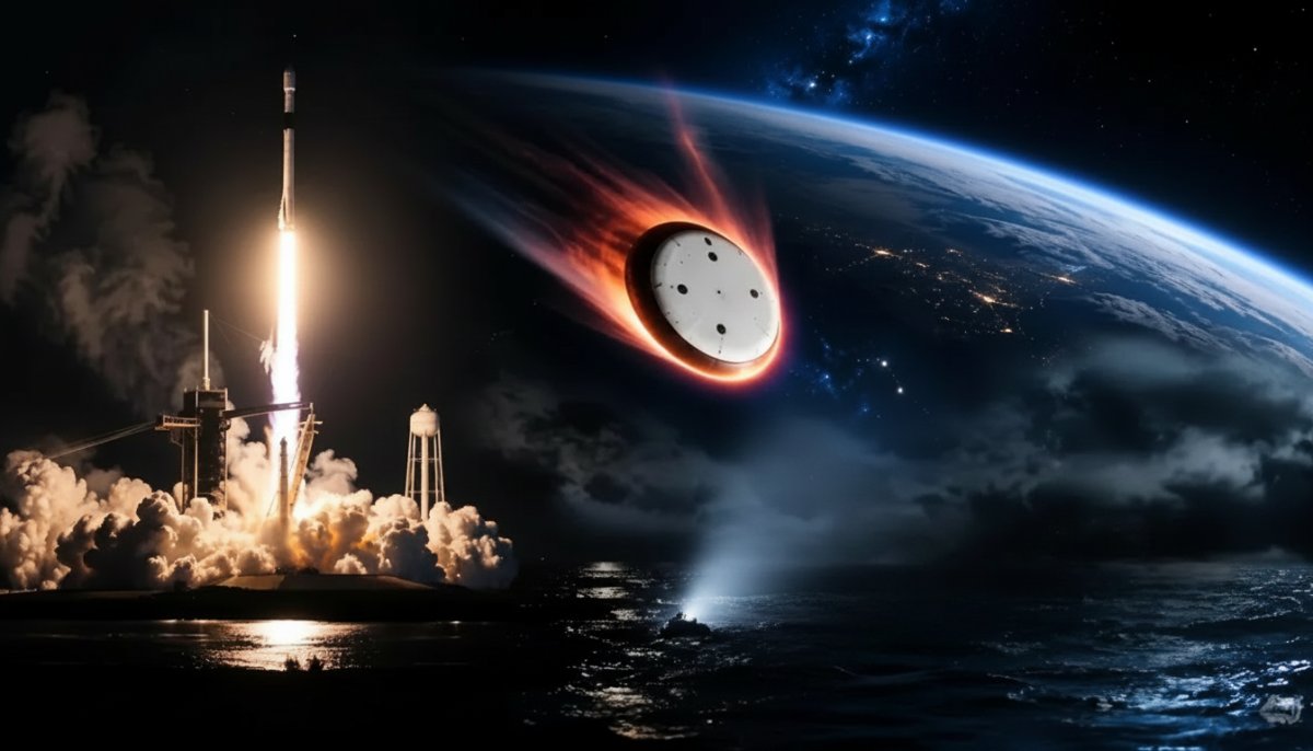 SpaceX'in Disk Şeklindeki Aracı Starfall Testi Gizli Tutuldu