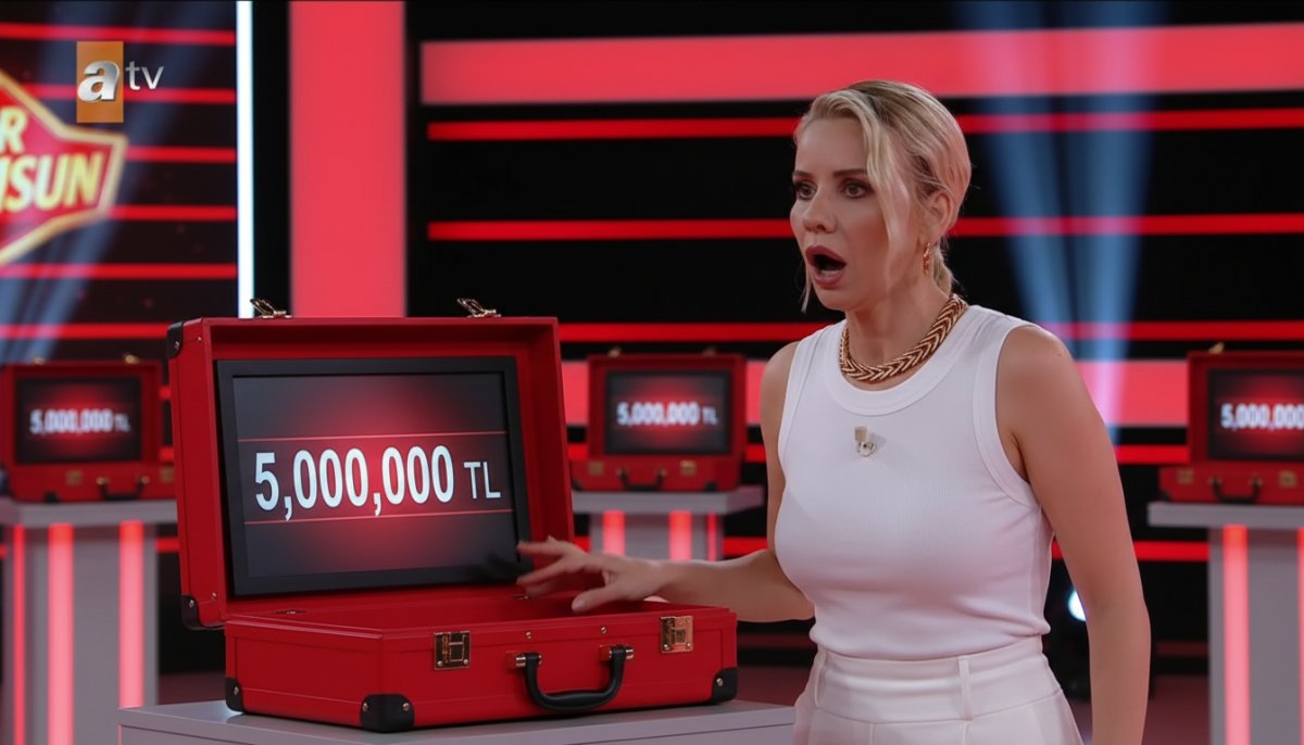 Var Mısın Yok Musun'da ilk kutu şoku! Sinem 5 milyon TL'yi açtırdı