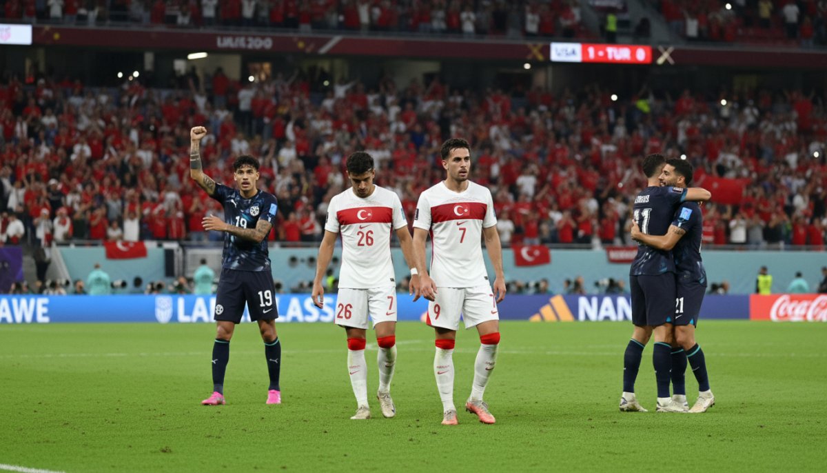 A Milli Futbol Takımı Dünya Kupası'nda ABD ile Son Maçını Oynayacak