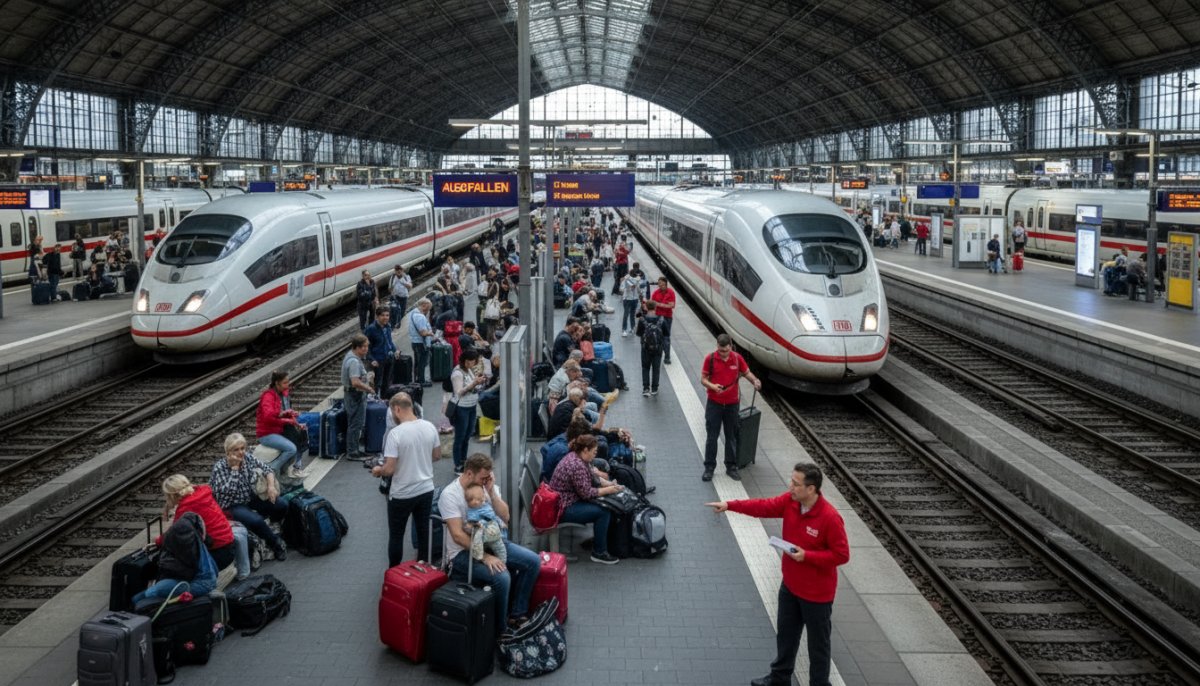 Almanya'da Tren Seferleri Telsiz Arızasıyla Durduruldu