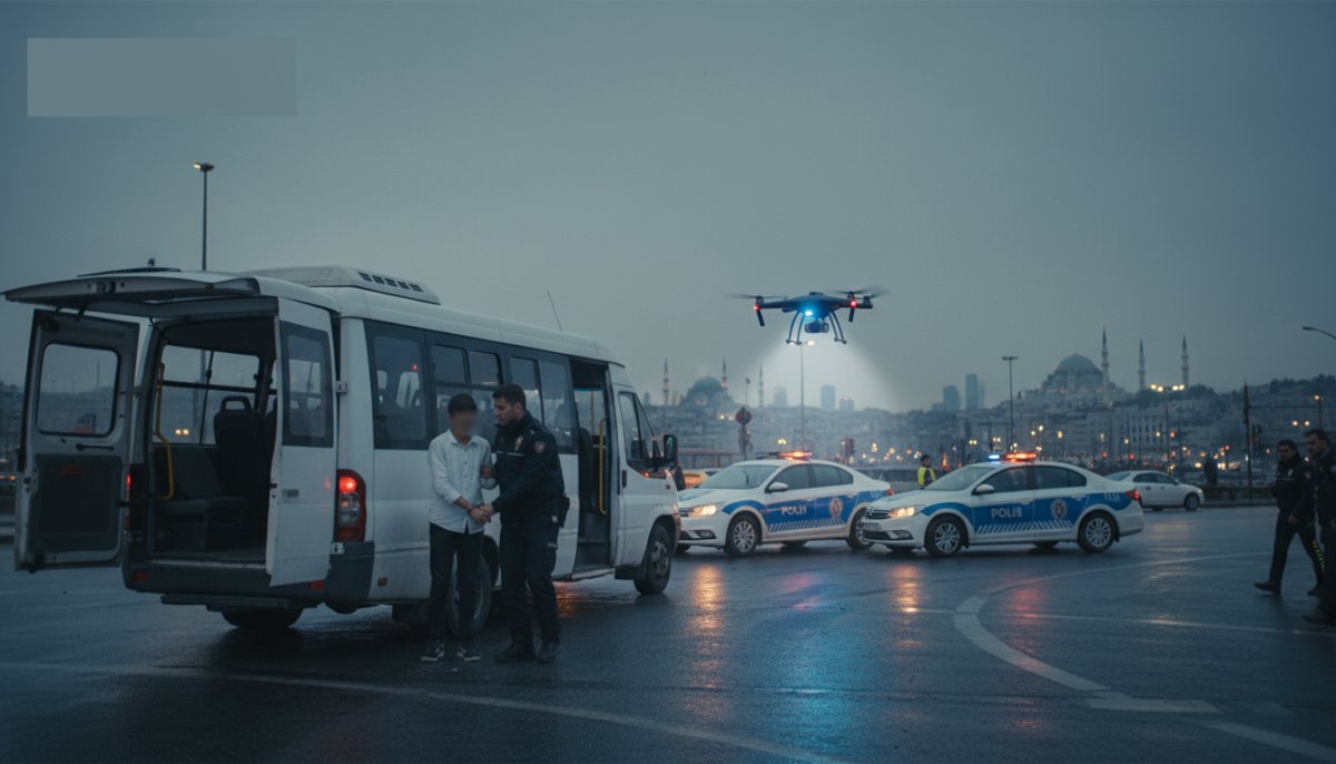 13 yaşındaki çocuk ve arkadaşı, bagajdan girip çaldıkları minibüsle 84 kilometrelik İstanbul turu attı