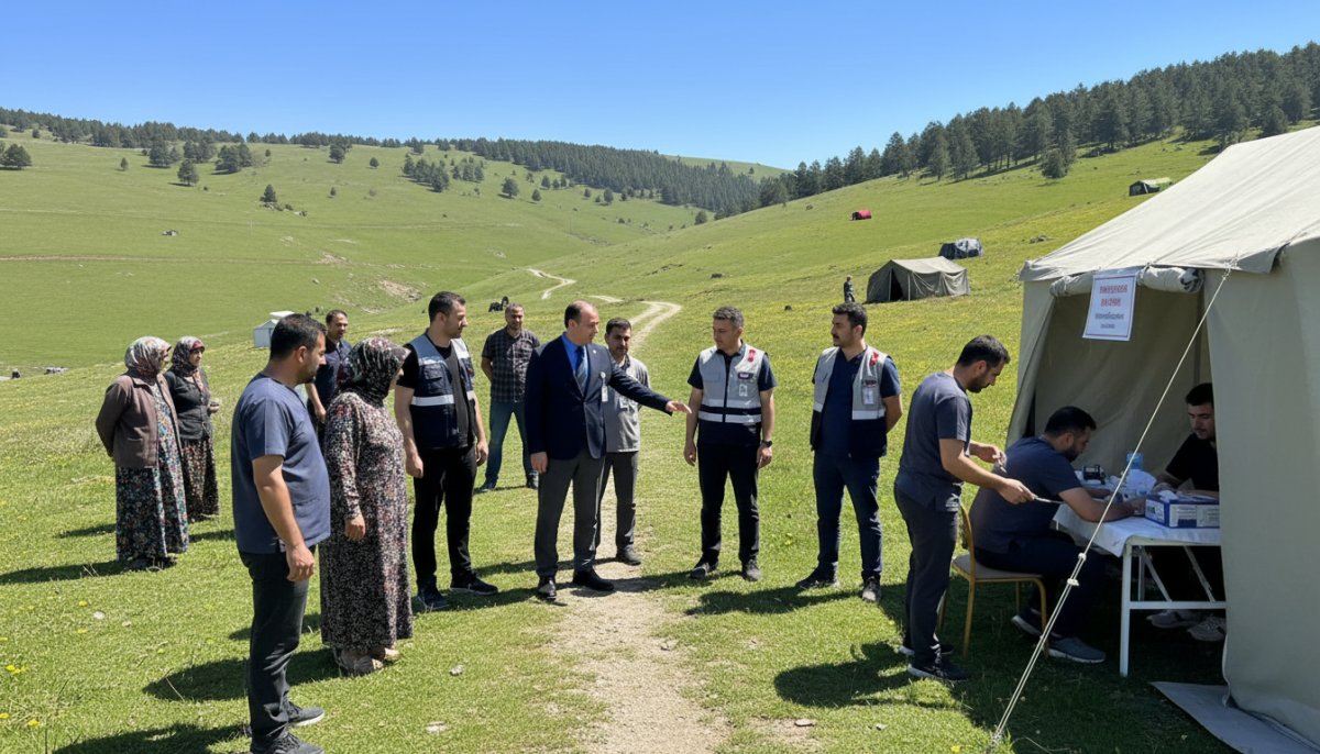 Nacar: Yaylalarda Sağlık Hizmeti Kesintisiz Sürüyor