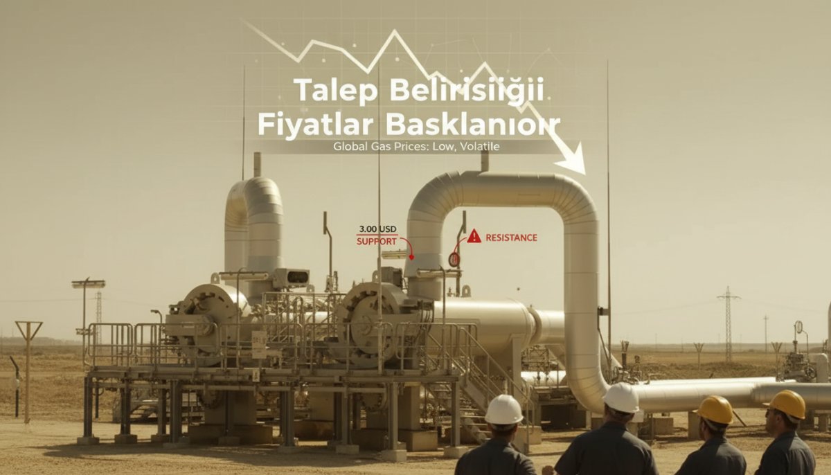 Doğal gaz fiyatlarında kritik eşik: Talep belirsizliği piyasayı baskılıyor