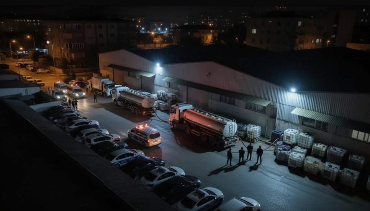 İstanbul'da 106 Bin 500 Litre Kaçak Akaryakıt Ele Geçirildi