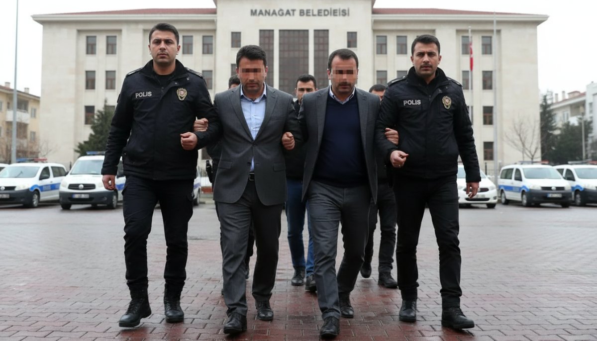 Manavgat Belediyesi'ne Yolsuzluk Operasyonu - Muhasebe Müdürü ve Zabıta Müdürü Gözaltında