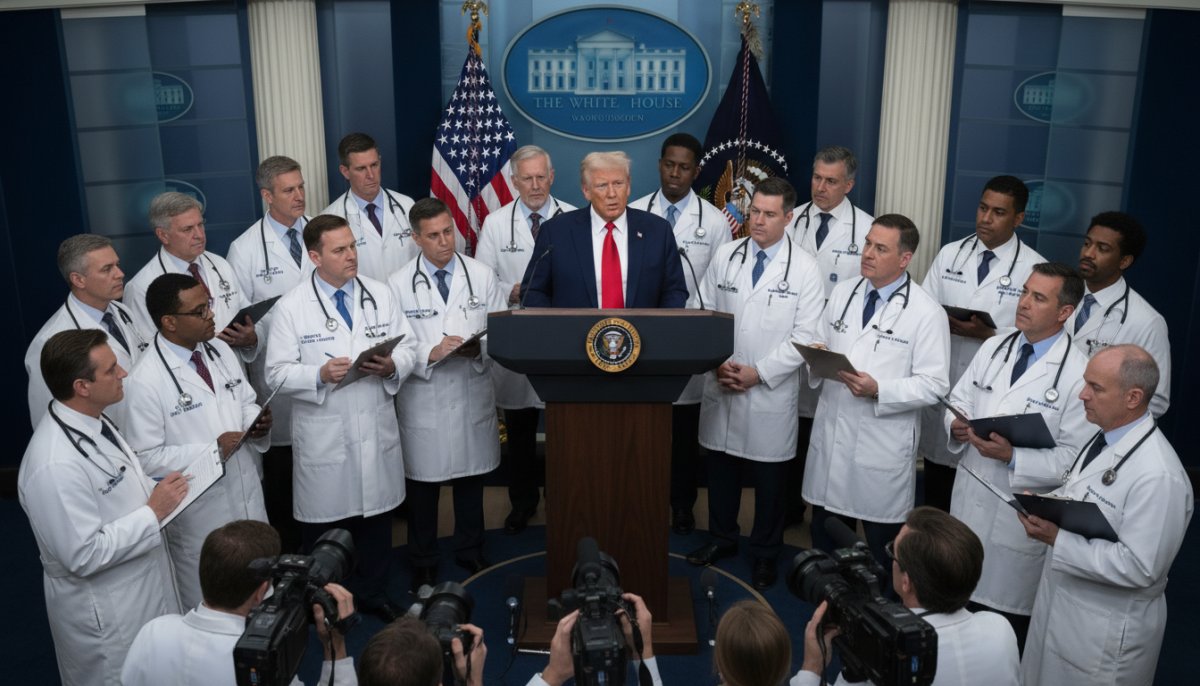 Trump'ın Sağlık Raporu Tartışma Konusu Oldu: 22 Doktorun Yer Alması Dikkat Çekti