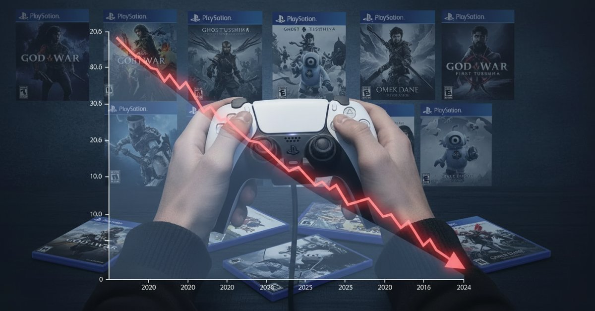 PlayStation'ın Oyun Satışları Tersine Döndü: Düşüş Durdurulamıyor