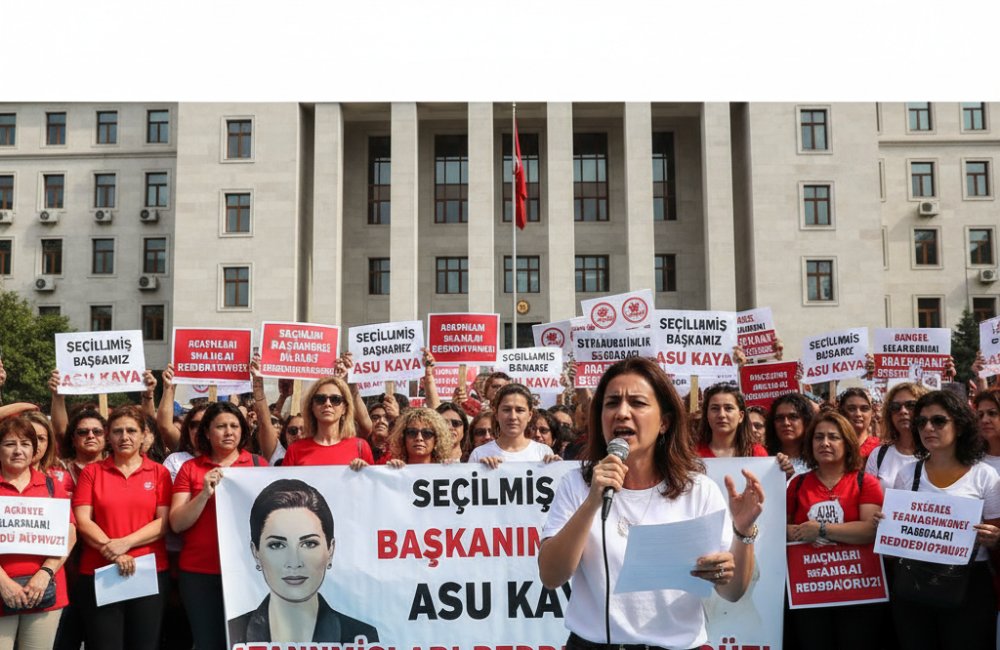 CHP Ankara İl Kadın Kolları'ndan Asu Kaya'nın Görevden Alınmasına Tepki: 'Atanmışları Reddediyoruz'