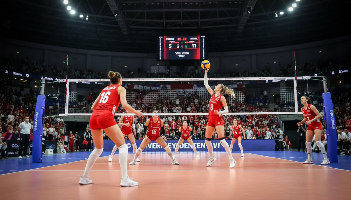 A Milli Kadın Voleybol Takımı, VNL'in ilk etabını 11. sırada tamamladı
