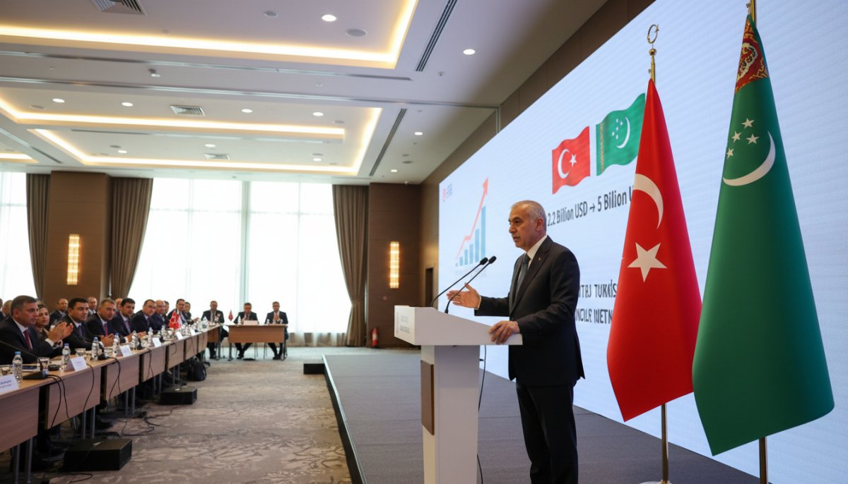 Cumhurbaşkanı Yardımcısı Yılmaz: Türkiye-Türkmenistan ticaretinde 5 milyar dolar hedefi