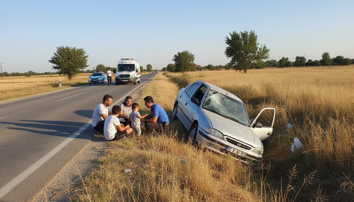 Balıkesir Gönen'de Trafik Kazası: 5 Kişi Hafif Yaralandı