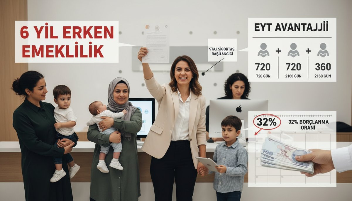 Doğum Borçlanması ile Annelere 6 Yıl Erken Emeklilik