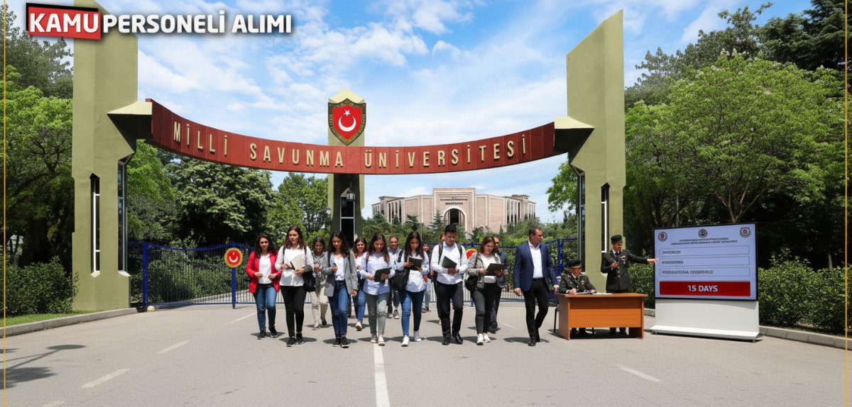 Milli Savunma Üniversitesi 64 Akademik Kadro İlanı Yayımladı: Başvuru Süresi 15 Gün